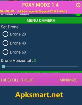 foxy modz menu camera